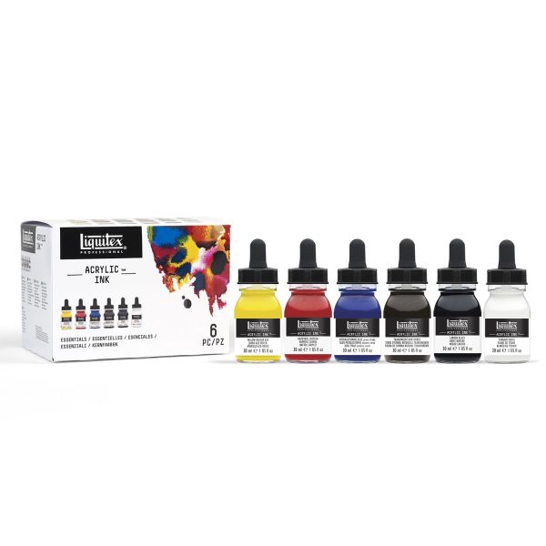 Acrylic Ink - Essentials, 6 x 30 ml For Discount