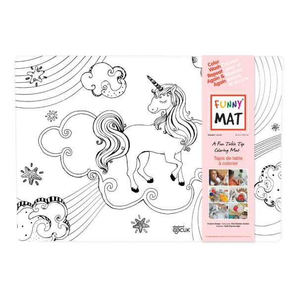 Funny Mat Colouring Placemat - Unicorn Sale