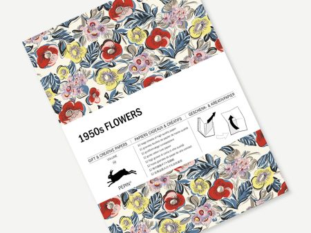 Gift & Creative Paper Book - 1950s Flowers Discount