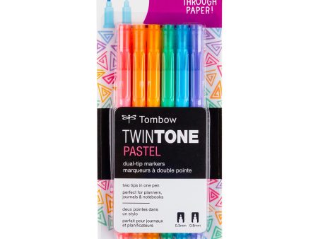 TwinTone Markers - Pastel, 6 Pieces Online Hot Sale