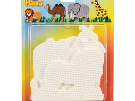 4-Pack Hama Pegboards - Elephant, Giraffe, Lion & Camel Online