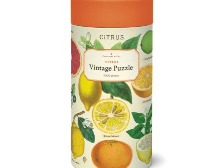 1,000-Piece Vintage Puzzle -  Citrus  Online now