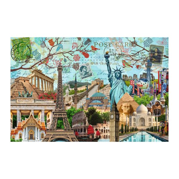 5,000-Piece Puzzle -  Big City Collage  For Cheap