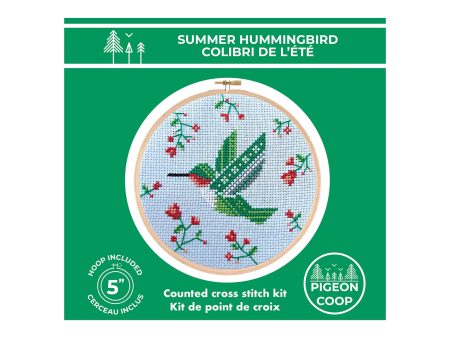 DIY Cross Stitch Kit - Summer Hummingbird For Cheap