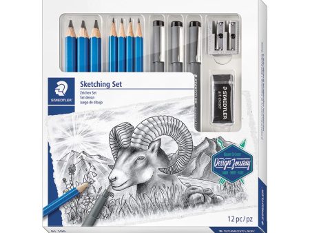 Sketching Kit - 12 Pieces Supply