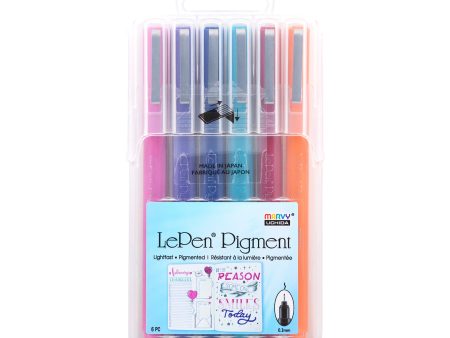 6-Pack Le Pen Fineliners - Jewel Colours For Sale