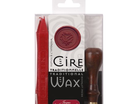 Traditional Sealing Wax & Seal Set - Rose on Sale