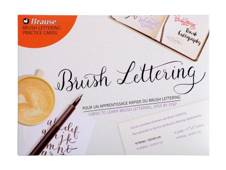 Brush Lettering Practice Cards Sale