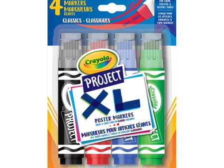 XL Poster Markers – 4 Classic Colours Online Hot Sale