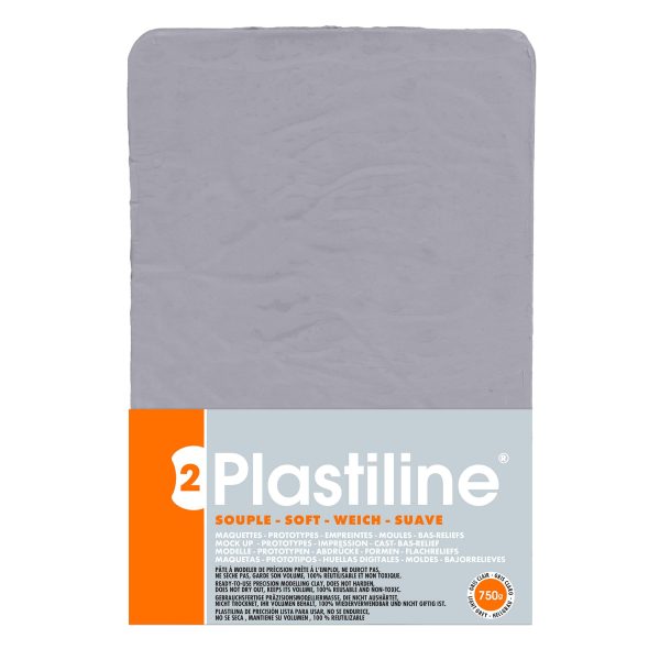 50 Hardness Plastiline - Light Grey Online now