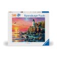 Adult Puzzle - Lighthouse at Sunset, 500 Pieces For Discount