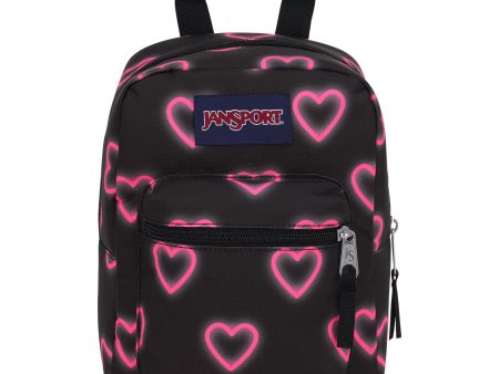 Big Break Lunch Bag - Happy Hearts Black, 8 L Online now