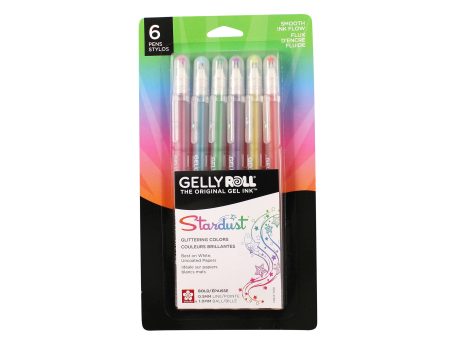 6-Pack Gelly Roll Stardust Pens - Galaxy Online Hot Sale