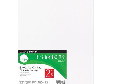 2:Pack Simply Canvases - 24 X 30 in Online Hot Sale