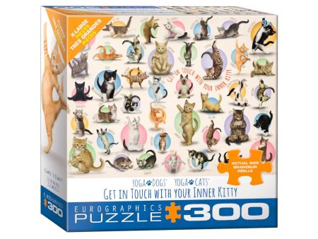 300-Piece XL Puzzle -  Yoga Cats  Discount