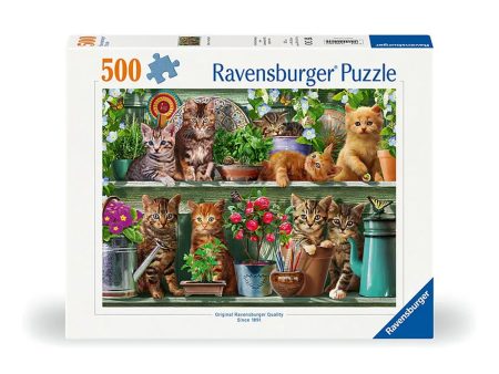 Adult Puzzle - Cats on the Shelf, 500 Pieces Supply