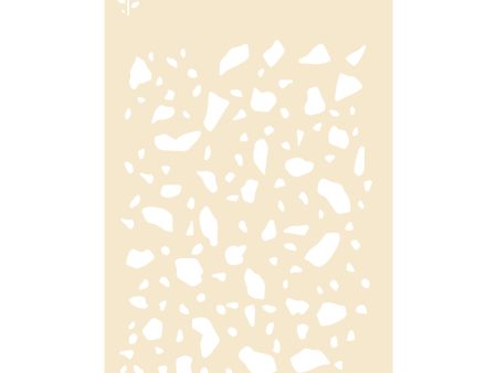 A4 Stencil - Terrazzo For Discount