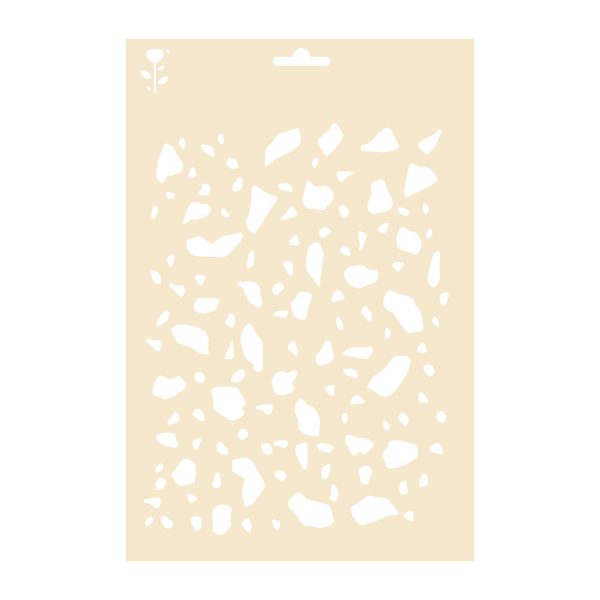 A4 Stencil - Terrazzo For Discount