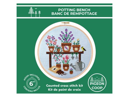 DIY Cross Stitch Kit - Potting Bench Sale