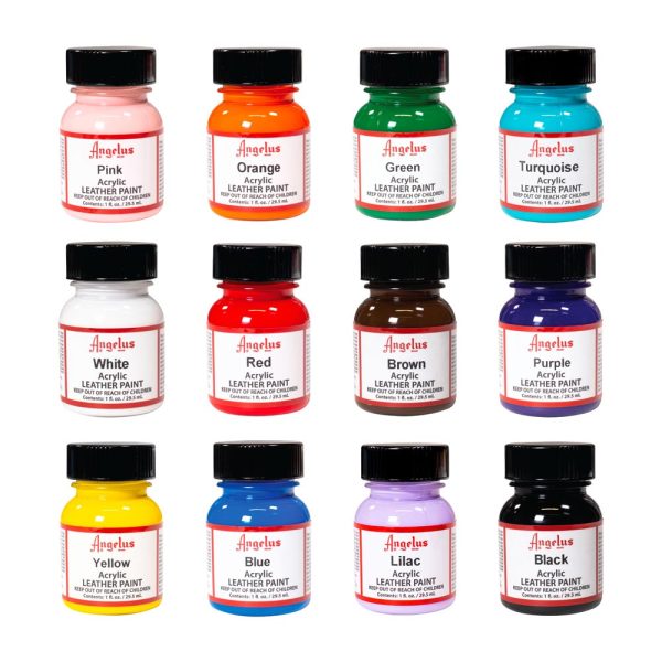 Acrylic Leather Paint - Bestsellers, 12 x 1 oz. Online now