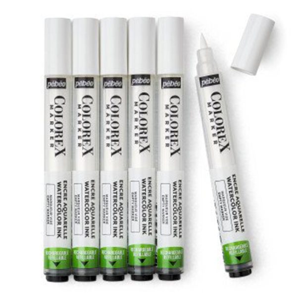 6-Pack Empty Colorex Watercolour Markers Hot on Sale