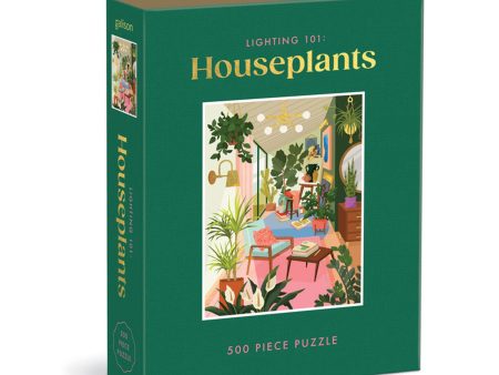 500-Piece Book Puzzle -  Houseplants  For Sale