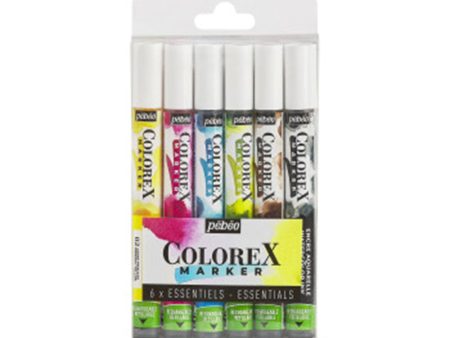 6-Pack Colorex Watercolour Markers - Essentials Discount