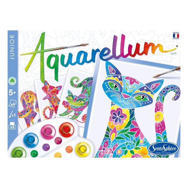 Aquarellum Junior Painting Kit - Cats For Cheap