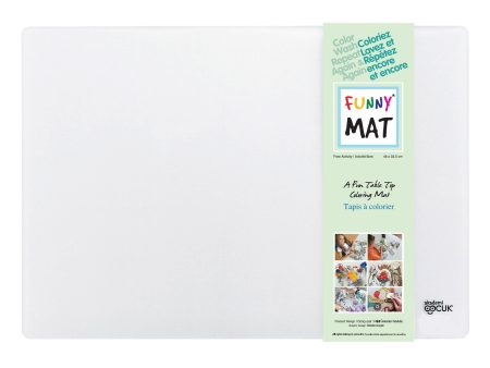 Funny Mat Colouring Placemat - White Online Sale