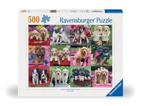 Adult Puzzle - Puppy Pals, 500 Pieces on Sale