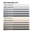 12-Pack Sketcher Markers - Main Grey #1 Set Online Hot Sale