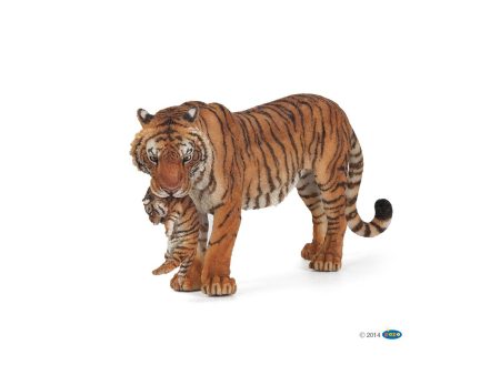 Toy Figurine - Tigress with Cub Online Hot Sale