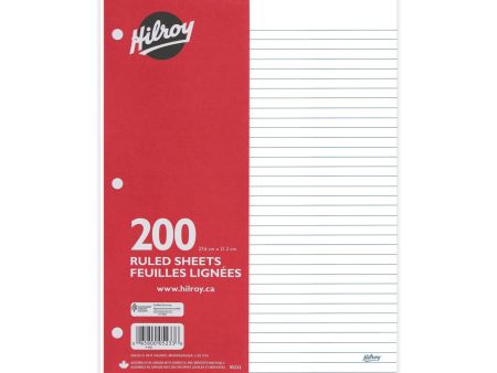 200-Sheet Refill Paper Pack - Ruled Hot on Sale