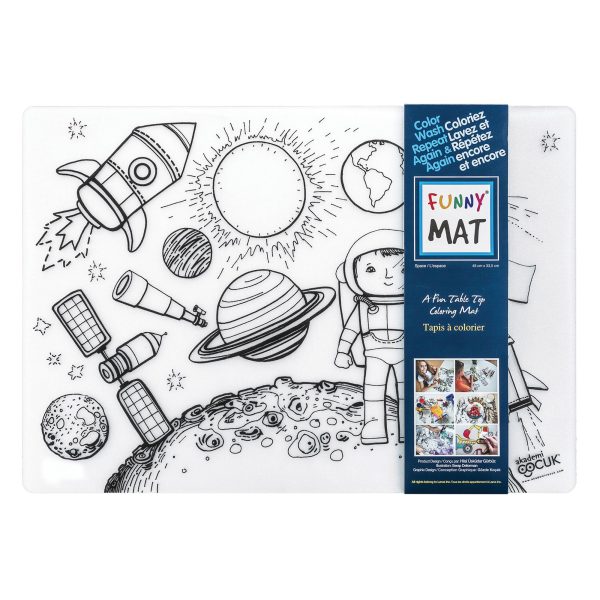 Funny Mat Colouring Placemat - Space on Sale