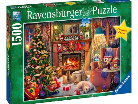 1,500-Piece Puzzle -  Christmas Eve  For Sale