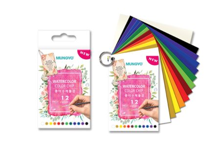 12-Colour Watercolour Chip Set Cheap