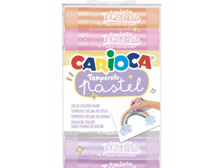 8-Pack Temperello Poster Paint Sticks - Pastel For Sale