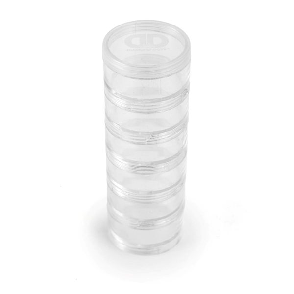 6-Pack Diamond Dotz Stackable Storage Cylinders on Sale