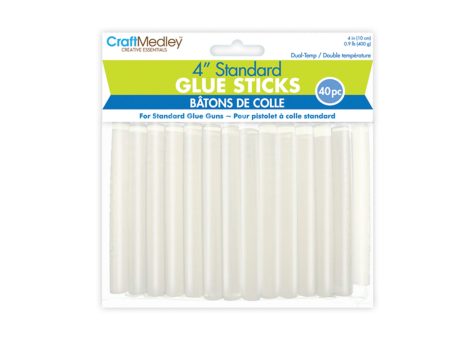 40-Pack Glue Sticks - 4 in For Sale