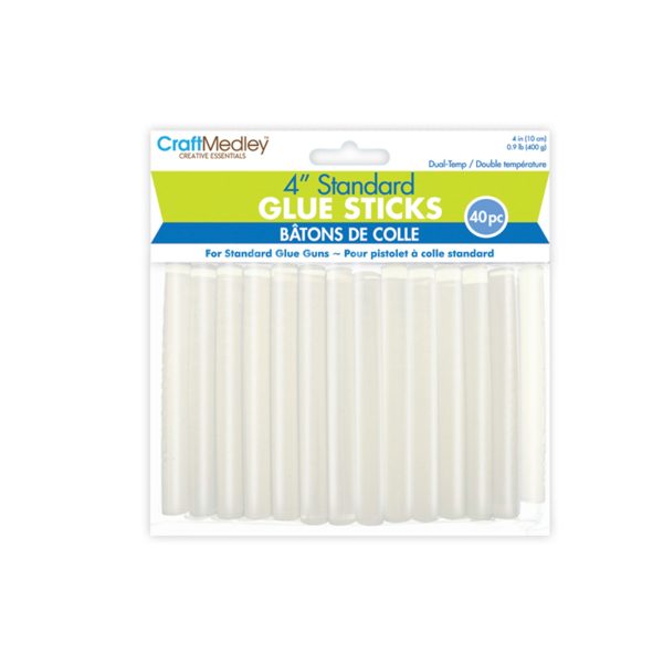 40-Pack Glue Sticks - 4 in For Sale