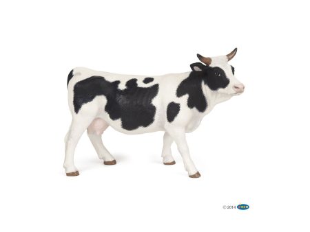 Animal Figurine - Black & White Cow Discount