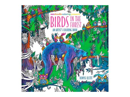 Zendoodle Coloring: Birds in the Forest Hot on Sale