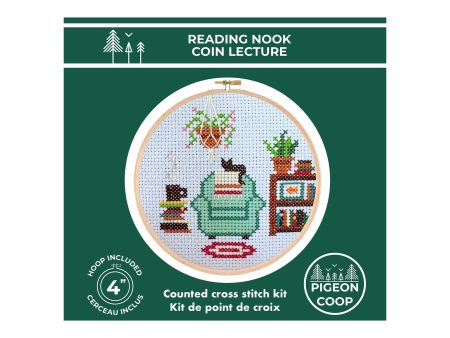 DIY Cross Stitch Kit - Reading Nook Online