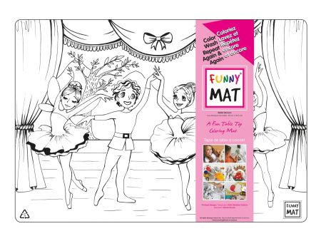 Funny Mat Colouring Placemat - Ballet For Cheap