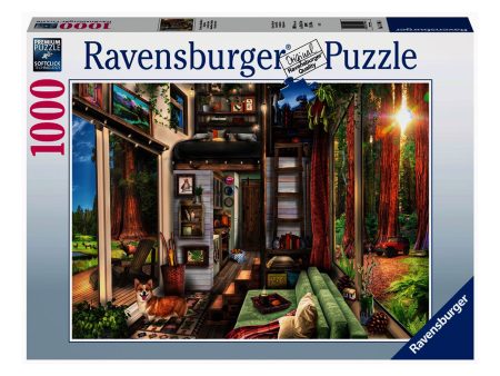 1,000-Piece Puzzle -  Tiny House in Redwood Forest  For Discount