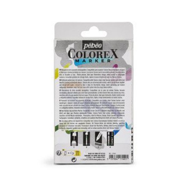 6-Pack Empty Colorex Watercolour Markers Hot on Sale