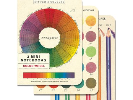 3-Pack Mini Notebooks - Colour Wheel Fashion