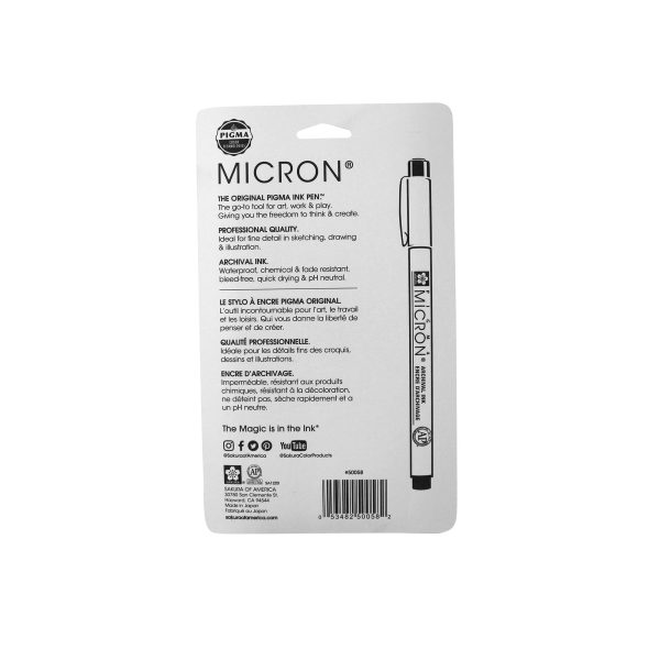 6-Pack Pigma Micron Pens - Assorted, Black Online