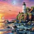 Adult Puzzle - Lighthouse at Sunset, 500 Pieces For Discount