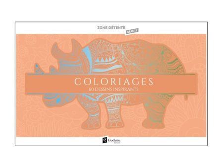 Zone détente géante : coloriages - French Ed. Online Hot Sale